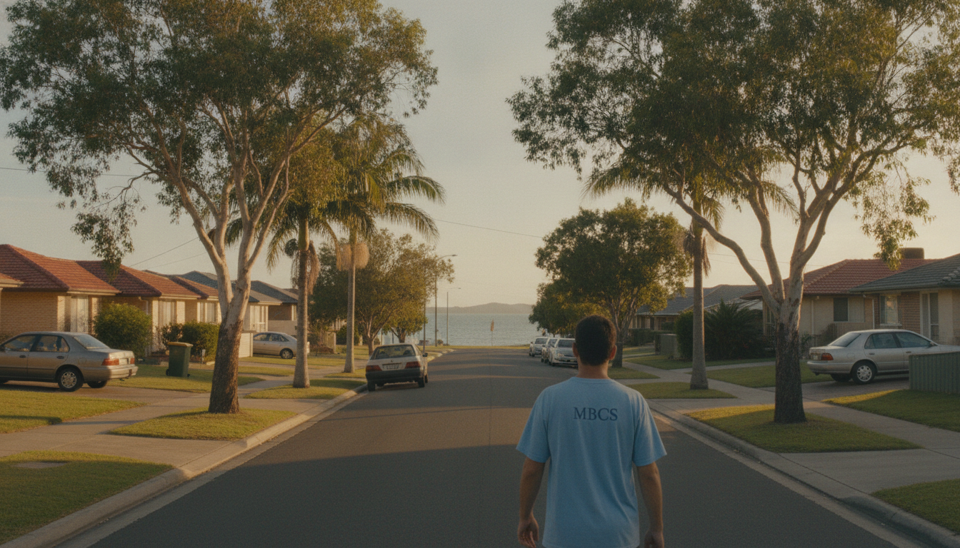 Local street scene representing Deception Bay, Queensland