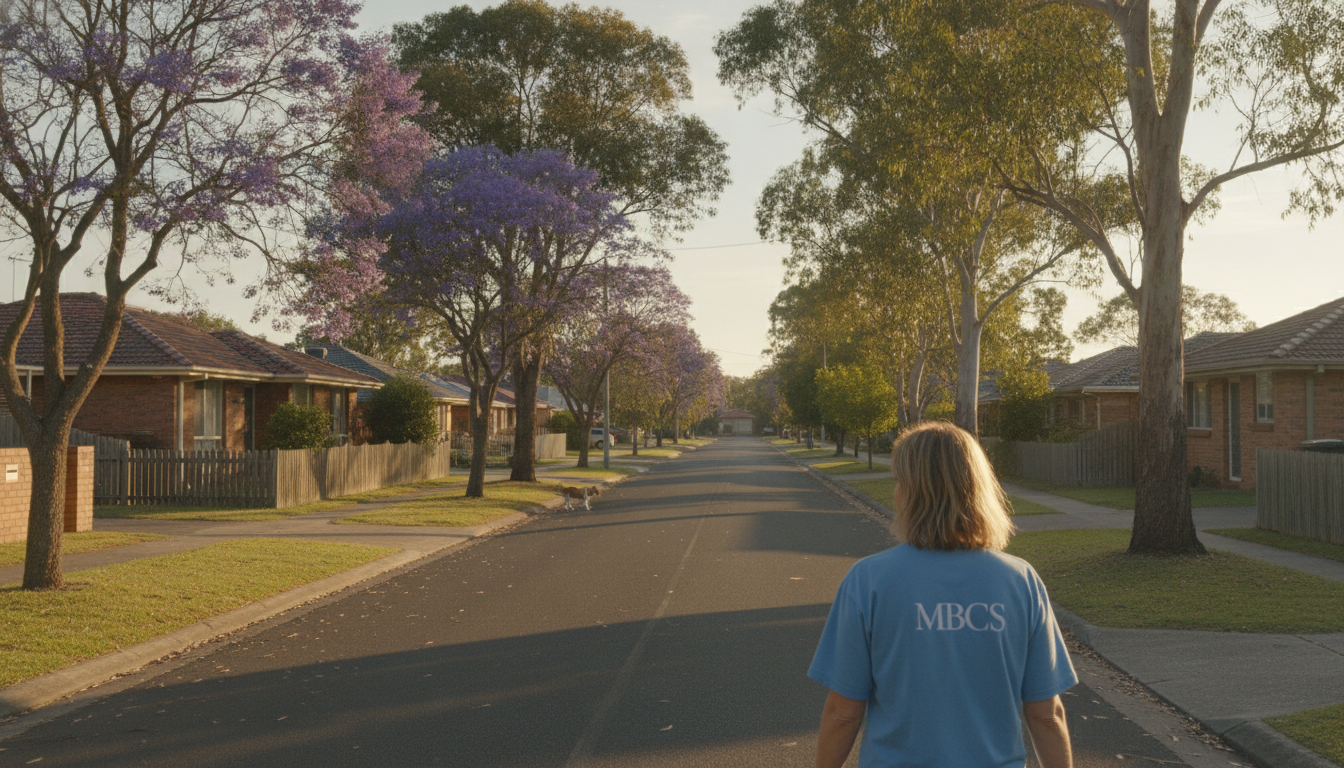 Local street scene representing Morayfield, Queensland
